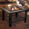 Pure Garden 6-Pc Outdoor Fire Pit Table Set, Black 50-104 - alternate 1